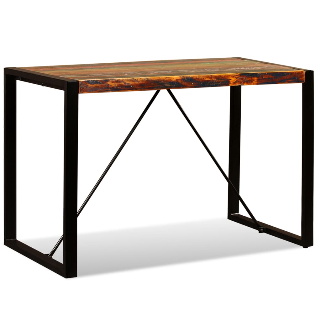 Dining Table Reclaimed Solid Wood 120 Cm