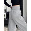 Women's Dark Gray Slimming Straight-Leg Sweatpants - Spring/Fall 2025