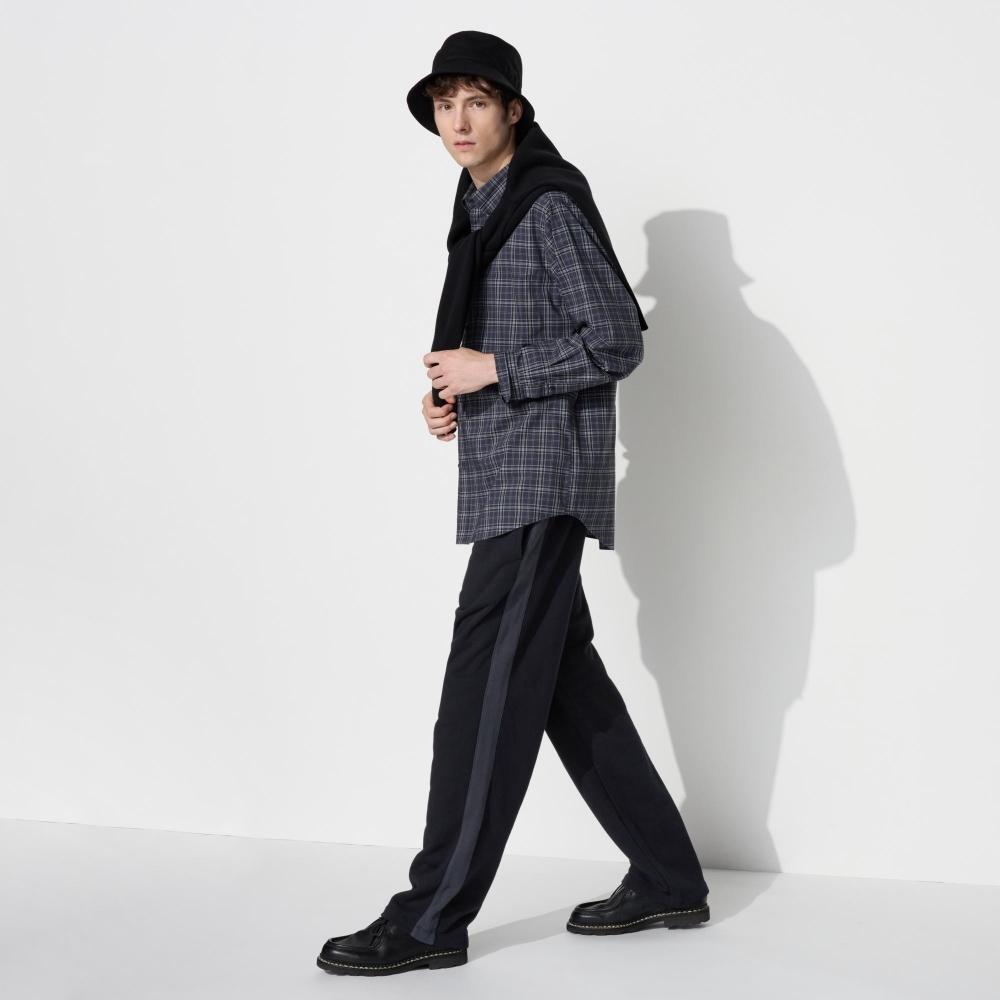 

Спортивные штаны UNIQLO, длина ноги 70, 76 см, длинная, широкая линия. 68 BLUE/MEN S