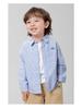 Trendy European Boys' Long Sleeve Casual Shirt - Spring/Autumn Kids' Clothing