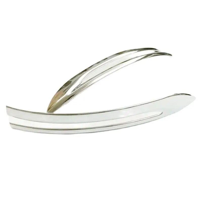 2017 2018  For Nissan Leaf Car Rearview Mirror Decoration Strip Cover Trim ABS Chrome Auto Exterior Styling Accessories 2pcs