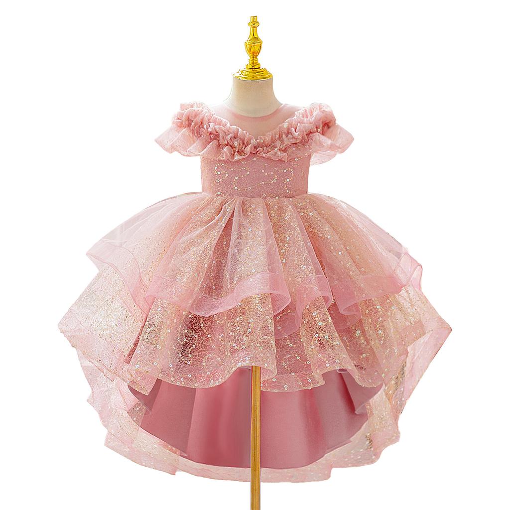 3-8Y Christmas Dress Newborn Baptism Wedding Dress for Baby Girl First Birthday Party Wear Toddler Girl Christening Gown Clothes AT6012