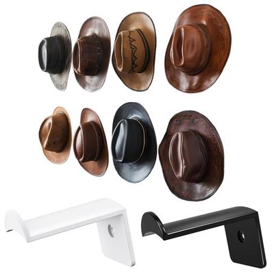 Hat Organizer Closet Hat Organizer 8pcs Strong Load-bearing Wall-mounted Hat Hooks for Baseball Cap Cowboy  Racks