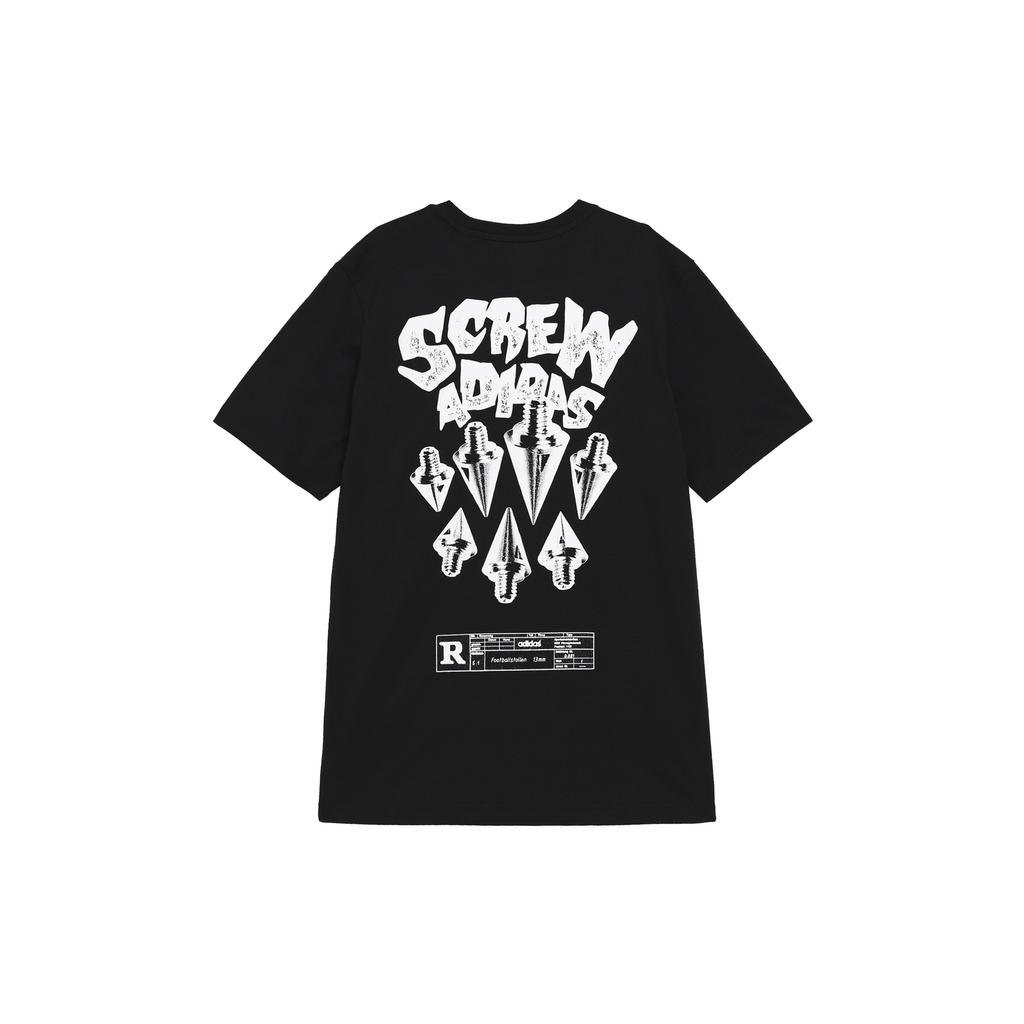adidas T Shirts Men's Black Crew Neck Moderate IR5707