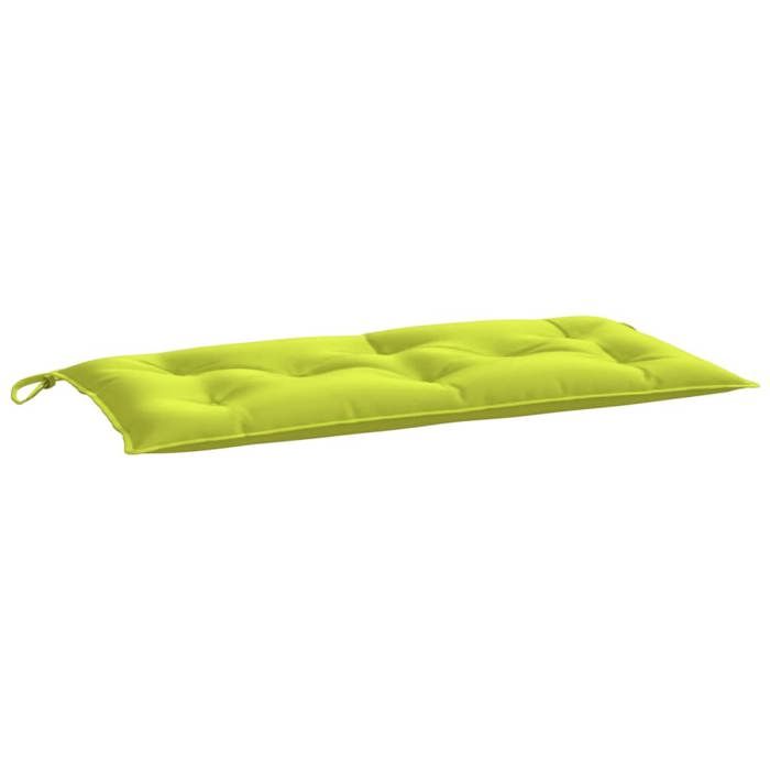 VidaXL Garden Bench Cushion, Bench Cover with Ties, Waterproof Outdoor Cushion, Bright Green 110x50x7cm 361822