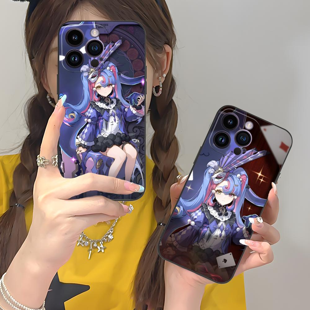 Wuthering Waves Roccia Phone Case for iPhone 17 16 15 14 13 12 11 X XR XS 8 7 Air Pro Max Plus Mini Colorful Cover Luxury Cover