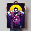 Bruno Fernandes United Football Player Tinplate Poster Customized Wall Art Vintage Metal Signs Retro Tin Plaque for Office Decor