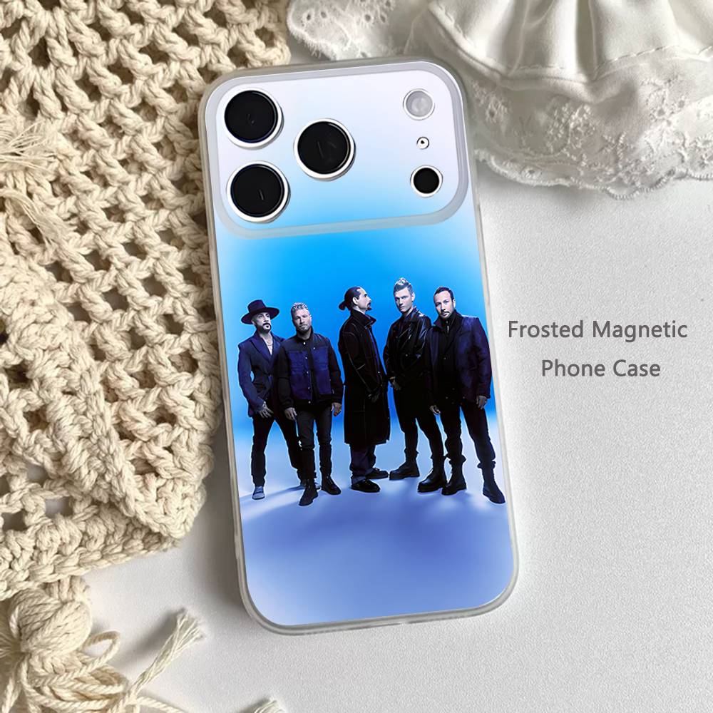 B-Backstreet Boys BSB MUSIC Phone Case For iPhone 17,16,15,14,13,12,11 Pro,Max,Plus,Mini,Air,E Magnetic Frosted Clear