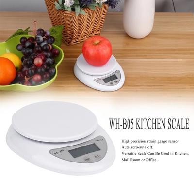Balança digital 5KG / 1g Postal Cozinha Cozinhar Alimentos Dieta Gramas OZ LB 5000g LED Balança Eletrônica de Bancada