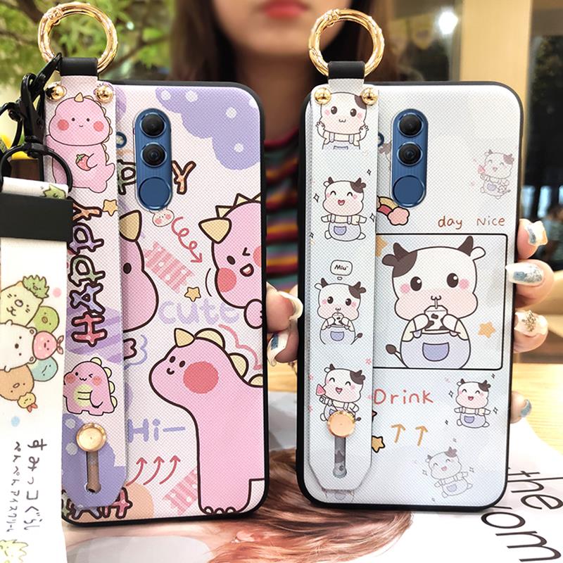 Protective Ring Phone Case For Huawei Mate 20 Lite Dirt-resistant Phone Holder Fashion Design Soft case Back Cover Cute