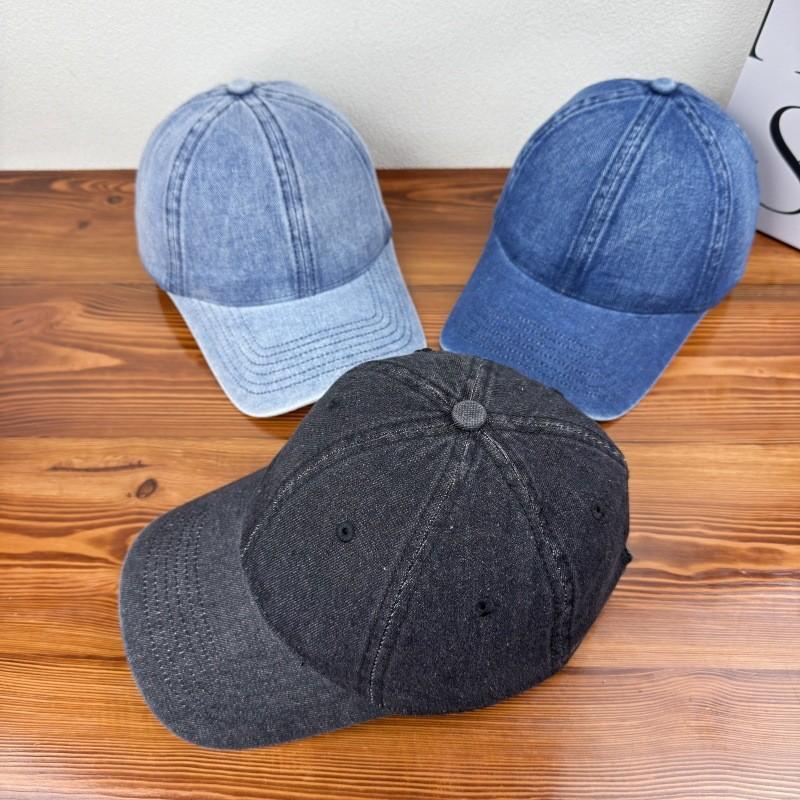 Classic Denim Baseball Cap For Men And Women With Sun Protection And Breathability