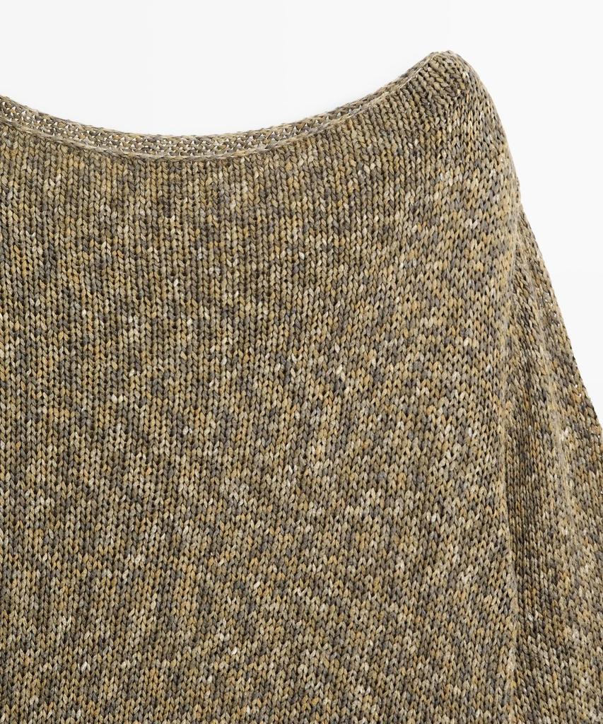 Masimodutti Cotton Boat Neck Sweater