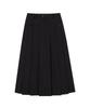 Covernat Woman Pleated Long Skirt Black