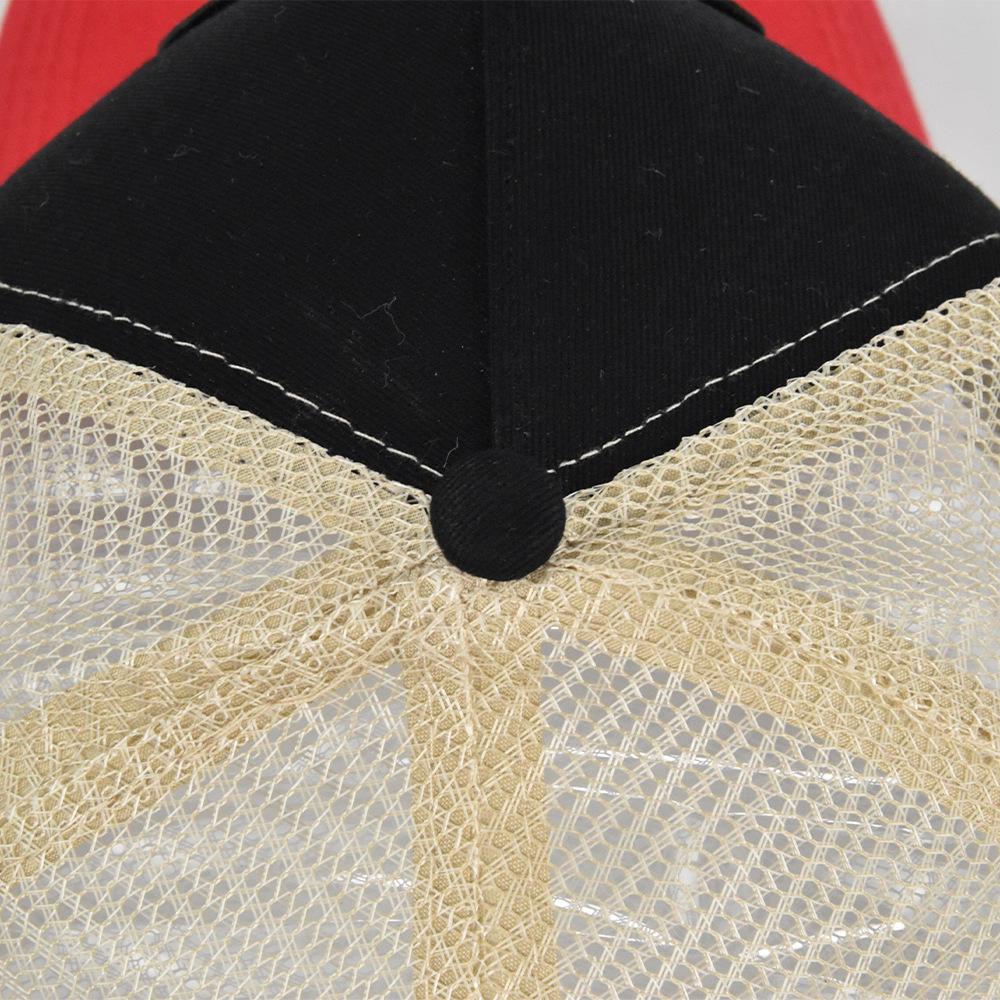 Embroidered Baseball Cap Bass Weaving Label Cap Mesh Cap Bent Brim Sun Hat Summer Hat Sun Hat