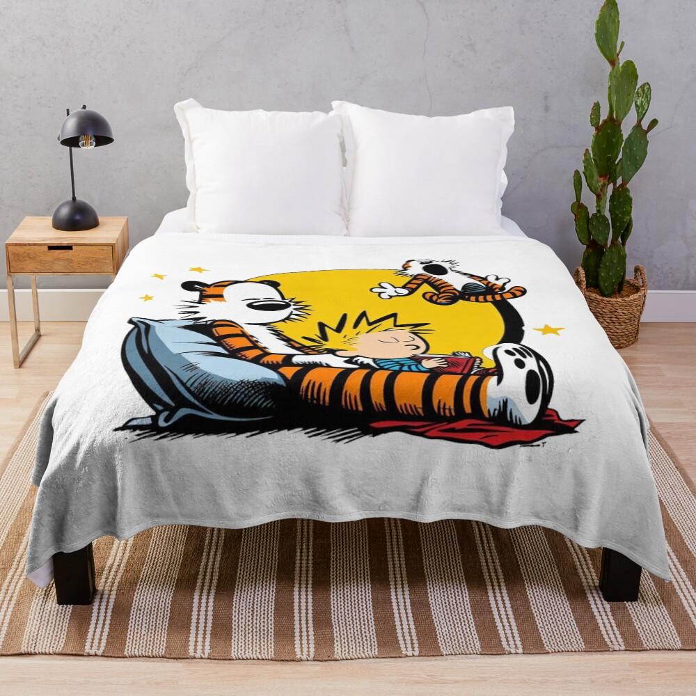 calvin and hobbes Throw Blanket