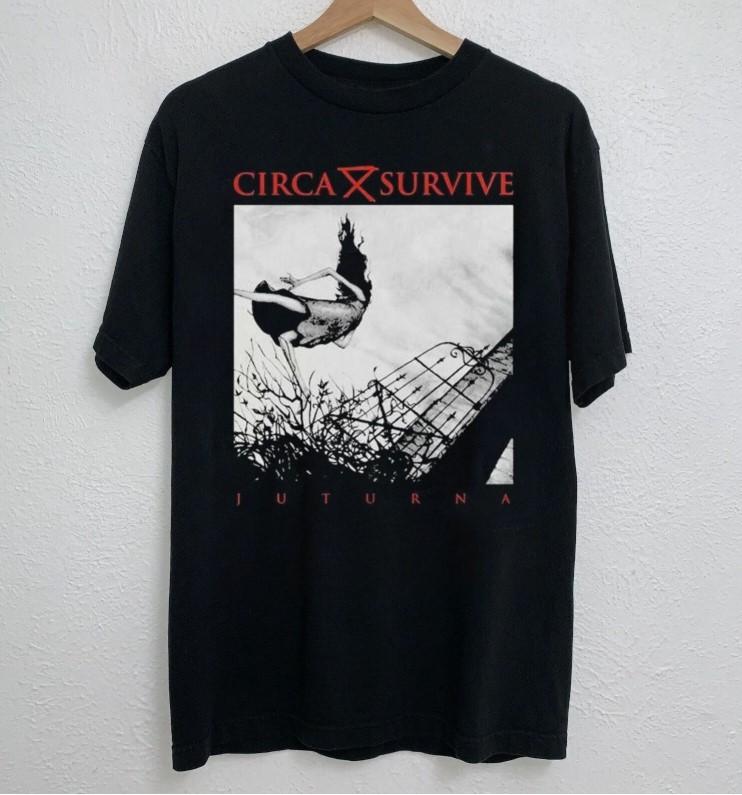 Circa Survive Juturna Album Cover Black All Size T-Shirt Unisex T-Shirt XXL