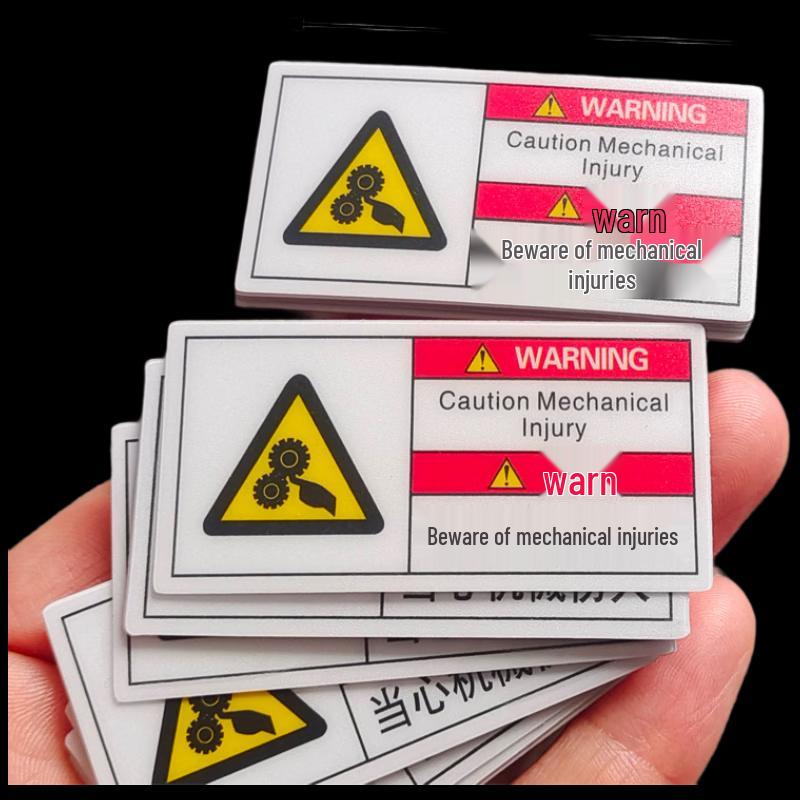 Brangdy Caution Electrical and Machinery Safety Sign Sticker