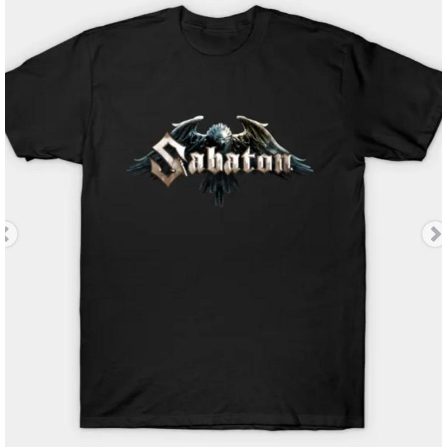 

Футболка Sabaton Новая Мужская С Коротким Рукавом Классическая Унисекс Футболка S чёрный