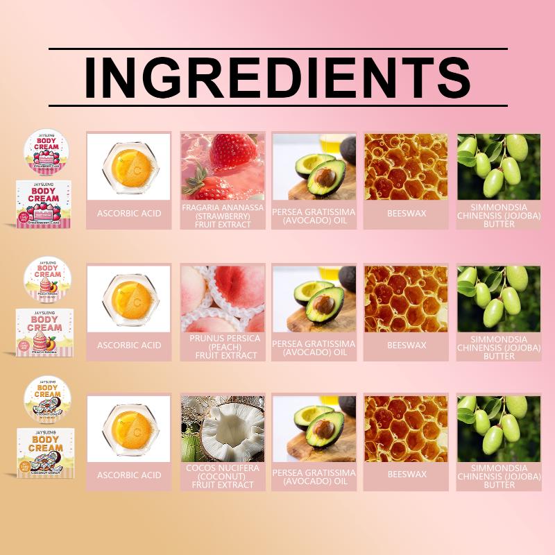 Moisturizing Body Glaze Cream Body Butter Hydration Soft Smooth Skin Non Sticky Non Tightening