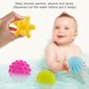6pcs Baby Soft Massage Sensory Development Puzzle Ball Sound Toys For Infants
