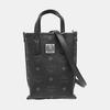 [Pre-Owned] Monogram Metal Logo Magnetic Closure Detachable Shoulder Strap Leather French Fry Bag Tote Crossbody Mini - Very Good #D64PKR