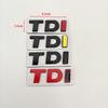 AAXT1 3D Metal TDI Letters Car Rear Trunk Badge Emblem Decals Sticker For Volkswagen VW T-ROC Passat Jetta Touareg Tiguan Polo CC Bora