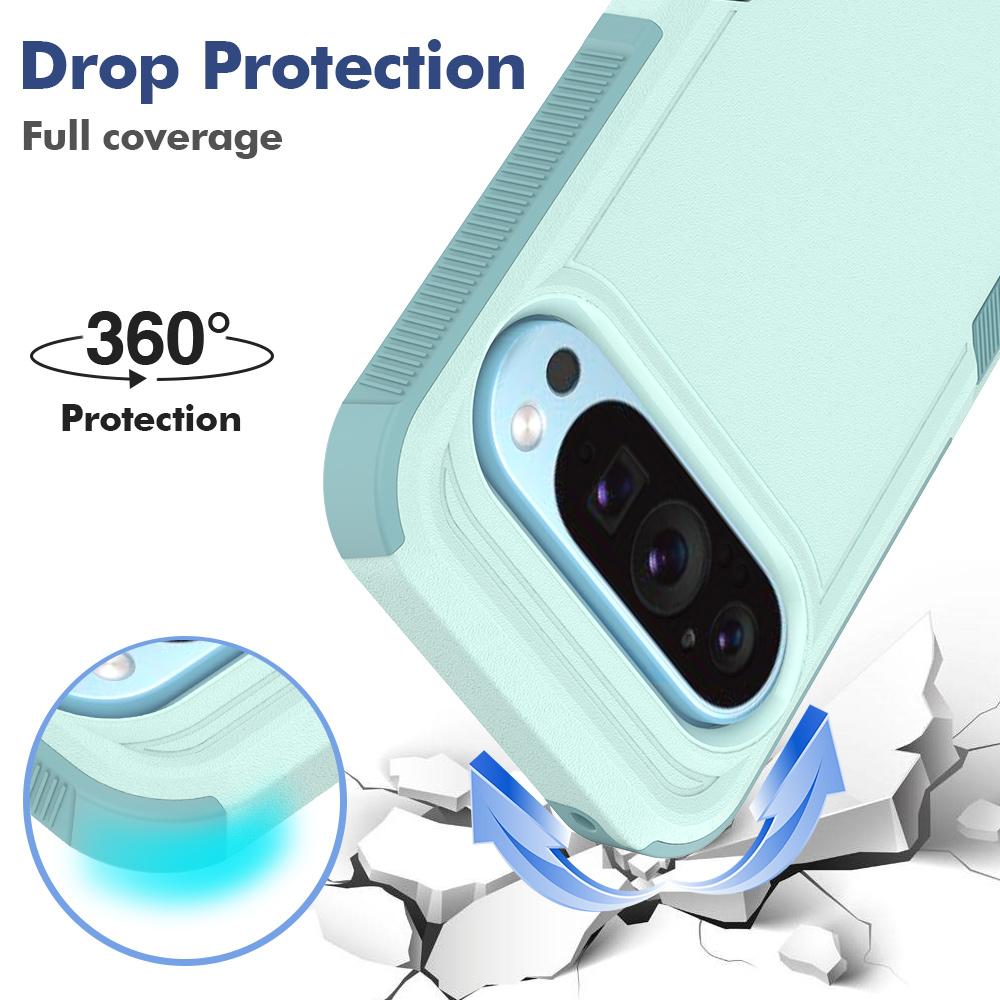 For Google Pixel 9/9 Pro Phone Case Shockproof 2-in-1 PC+TPU Cover