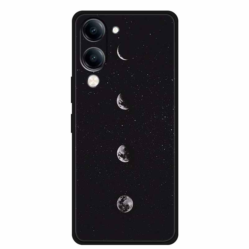 For Vivo Y29s Case Phone Cover Black Silicone Soft Case for Vivo Y19s GT Cover 6.74" Shell Dustproof Coque VIVO Y19sGT Y29 S 5G