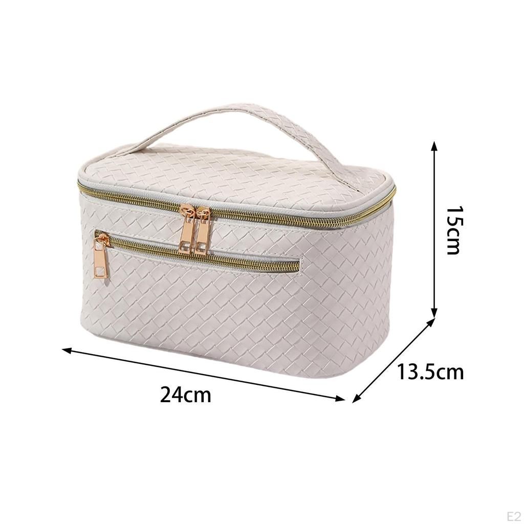 Cosmetic Bag Toiletry with Handle Portable Stylish Travel Cosmetics Storage Make Up
