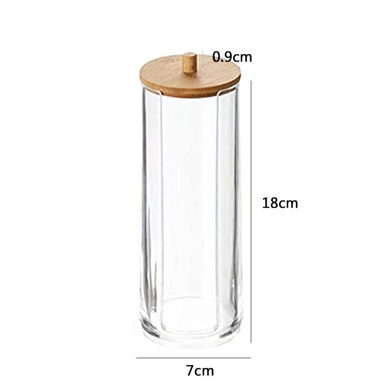 

Коробка для хранения ватных палочек, органайзер для косметики, шкатулки для косметики, двухслойный контейнер для ватных палочек для ванной комнаты с крышкой Style-D