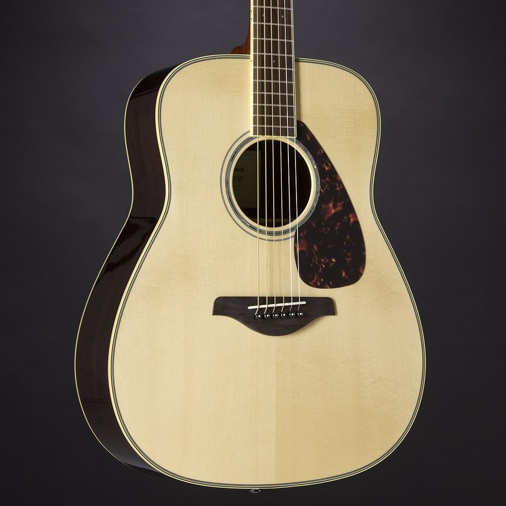Yamaha YAMAHA acoustic guitar FG SERIES natural FG830 uses rosewood for the back and side panels ...
