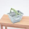 Miniature Shopping Basket Mini Supermarket Basket Model Tiny Grocery Basket Handbasket Ornament Toy DIY Dollhouse Decoration Accessories Photo Prop