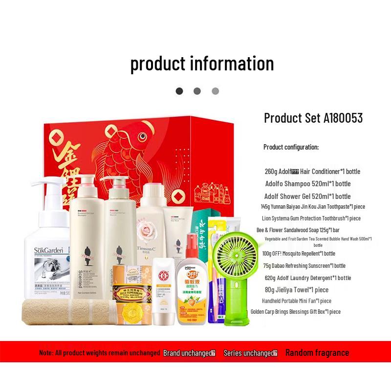 Adolph Golden Carp Blessing Wash & Care Gift Set