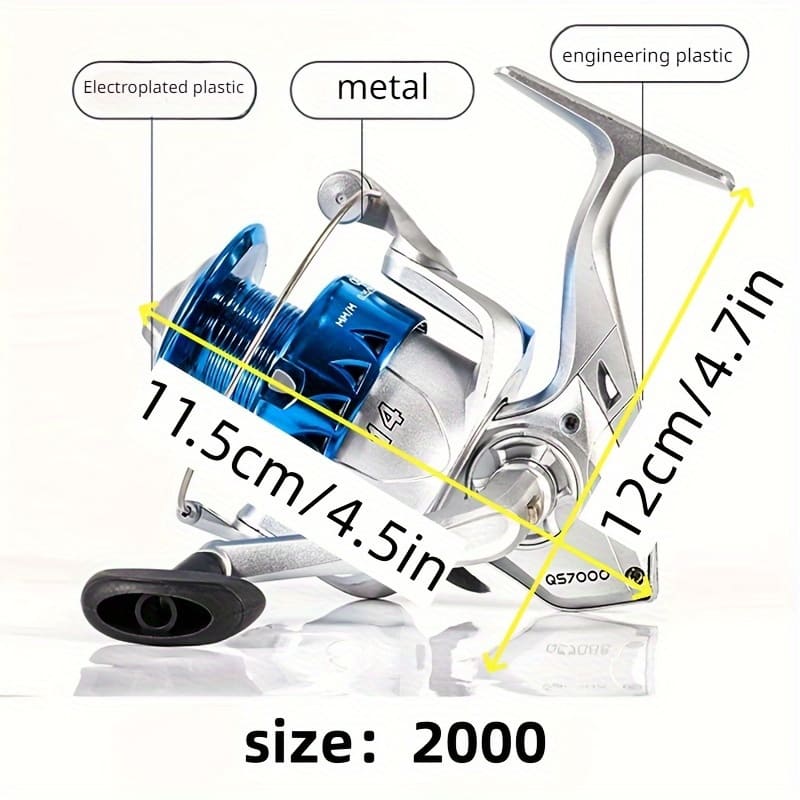 Spinnfischen Rolle mit hoher Übersetzung und geschmeidigem Lagersystem, geeignet für Salzwasser und Süßwasser Baitcasting-Rollen mit hoher Bremskraft