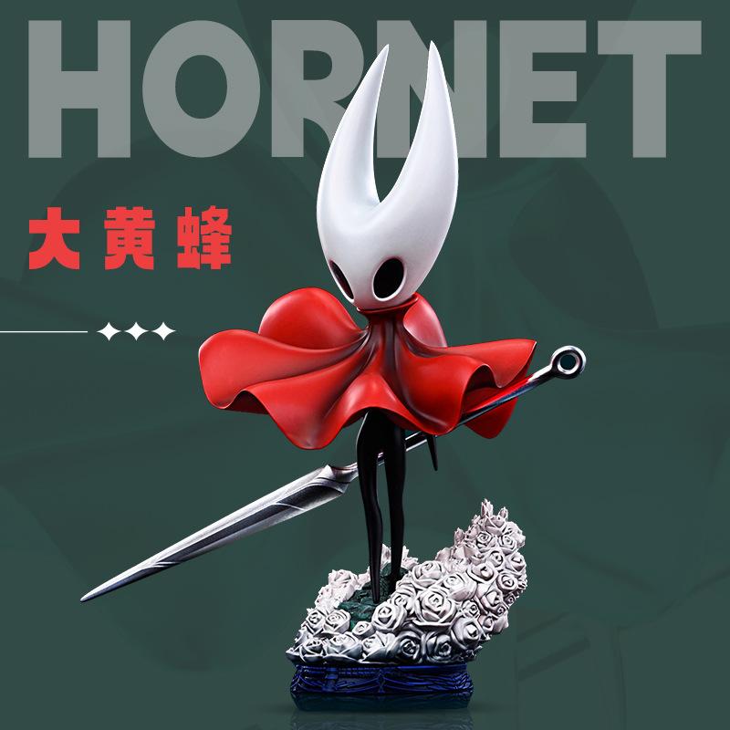 Hollow Knight Silksong Hornet Action Figure Battle Scene Collect Statue Model Desktop Decor For Game Peripheral Fans Collectors