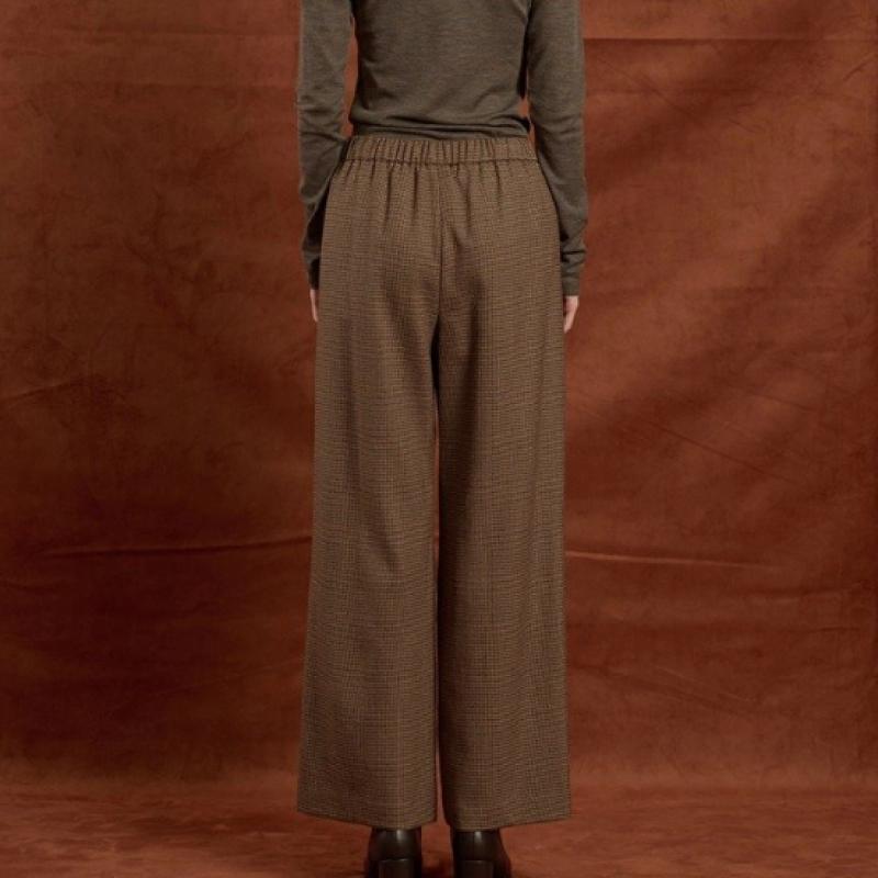 BCBG Check Banding String Pants B5w9p306