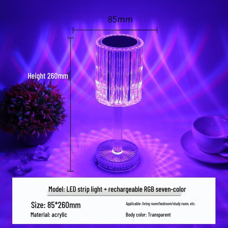 Star Moon Touch Lamp: Three-Color Rechargeable Night Light, Ideal for Bedroom or Birthday Gift.