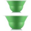 Set of 2 Salad Bowls 3 L and 4.9 L with Silicone Lid - BODUM - Topee - Apple