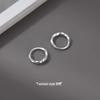 2024 Hot Plain Hoop Sterling Silver Stud Earrings for Women - Comfortable for Sleeping, Ideal for Ear Hole and Cartilage Care.