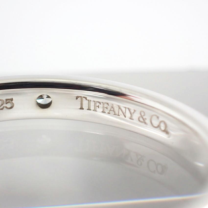 [Pre-owned] TIFFANY 925 Diamond Stacking Band Ring / Size 12 / J60-4