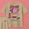 2026 Summer One Piece Anime Tony Tony Chopper Printed Loose Shortsleeved Pure Cotton Childrens Tshirt Tide Unisex Casual Y2k