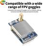 7.2GHz Video Receiver FPV Analog Long Range with Stable Signal 64 Channels for FatShark Goggles VRX-75D Wireless Transmission