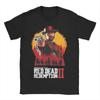 Retro Red Dead Redemption 2 Graphic Tshirt for Men and Women Casual and Loose 2026 Fashion Pure Cotton 100 Printed Tshirt