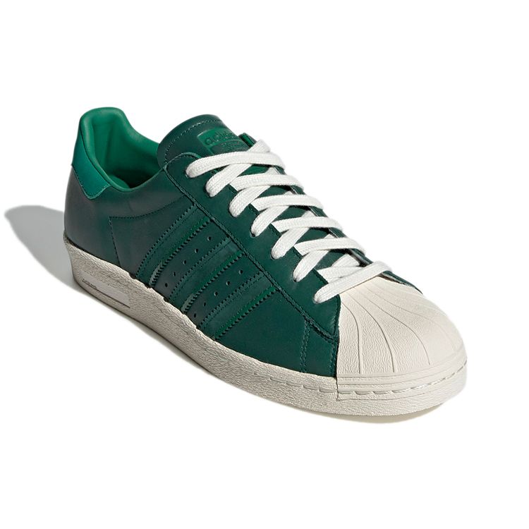 Adidas Originals Superstar 80S Comfortable Casual Durable Low-Top Sneakers Men Sneakers Green BD7368
