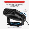 2 IN 1 Car Cooling & Heater Fan 12V 120W 24V 200W Auto Windshield Anti-Fog Electric Heating Dryer Defogging Demister Defroster