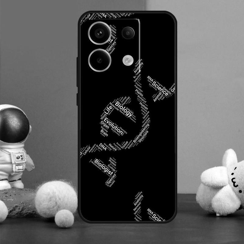 Retro DNA Science Illustration Case For Xiaomi Redmi Note 15 Pro Plus 10 11 12 13 14 Pro Redmi 15 15C 14C 10C 12C 13C Cover