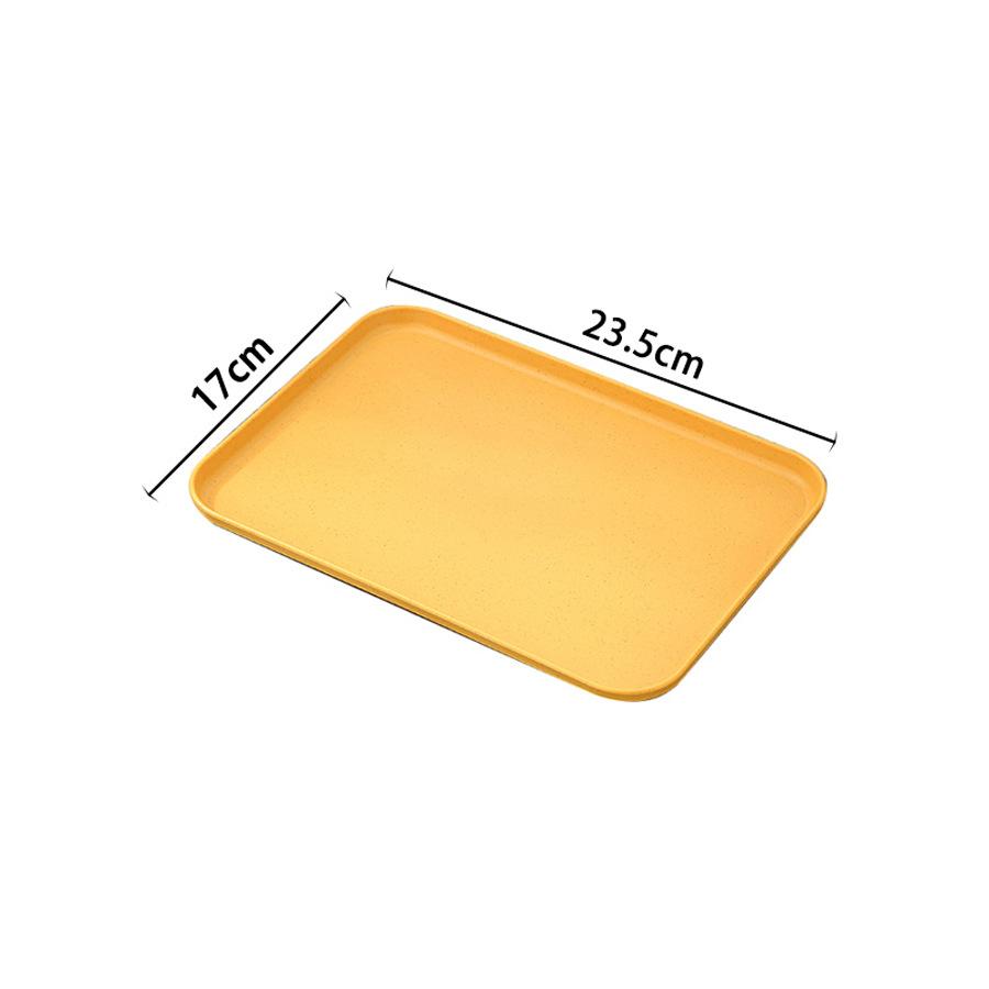 Thickened New Color Large Tray Creative Kindergarten Restaurant Tea Snack Tray Fruit Tray Fast Food Serving Tray