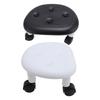 Low Rolling Stool with Wheels Ergonomic Heavy Duty Short Rolling Seat for Bedroom Living Room
