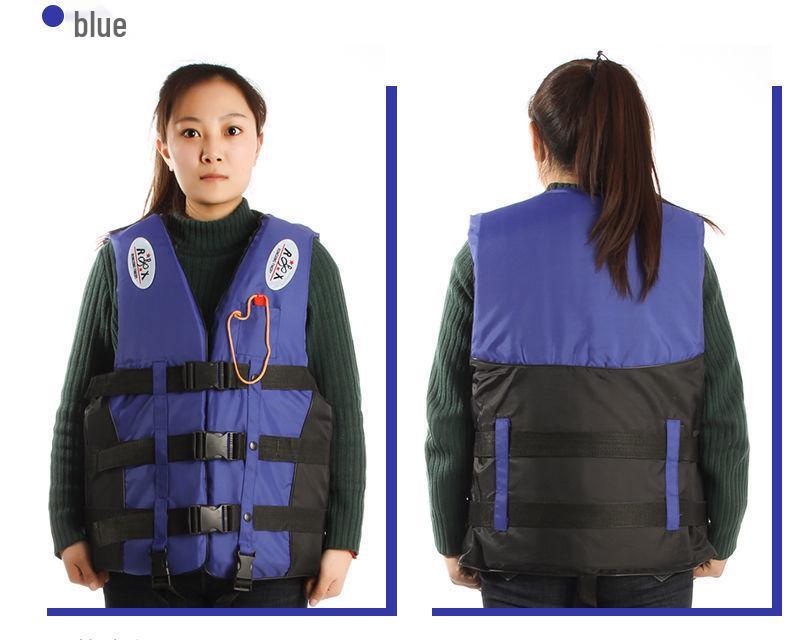 High Buoyancy Marine Life Jacket - Portable Snorkeling and Fishing Vest for Water Survival.