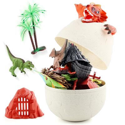 Kindergarten Science And Education Cognitive Animal Model Early Education Toy Children'S Dinosaur Model Blind Box Egg Scene Ornament